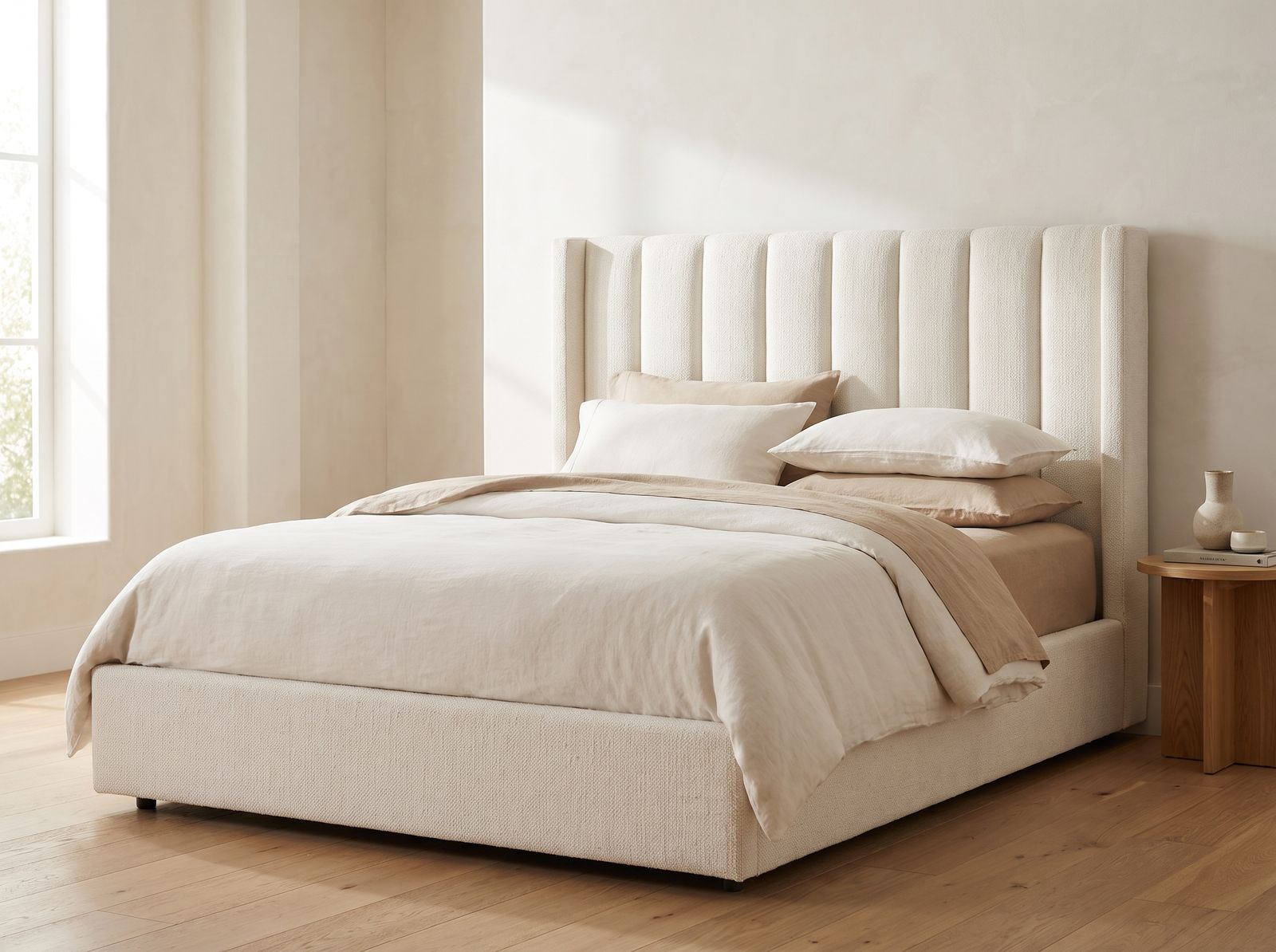 Sofamaster upholstered bed